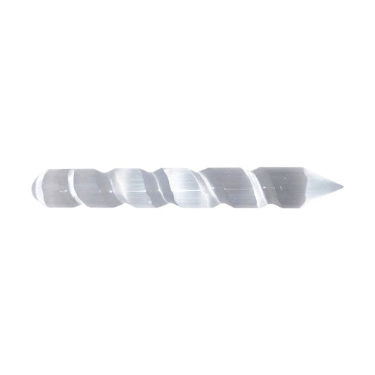 Bastoncino in selenite attorcigliata