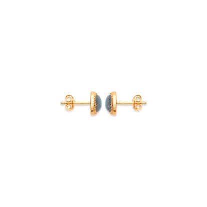 Orecchini in labradorite Constantine – Placcato oro 750