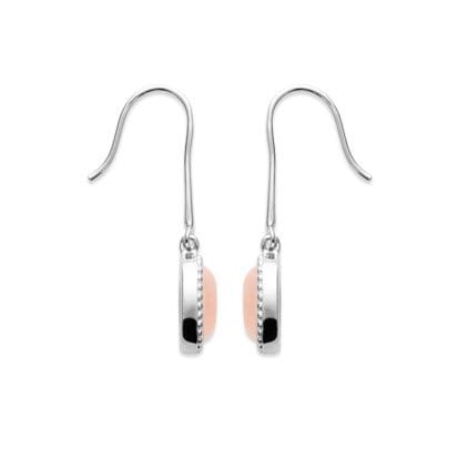 Orecchini in quarzo rosa Alexandra – Argento 925