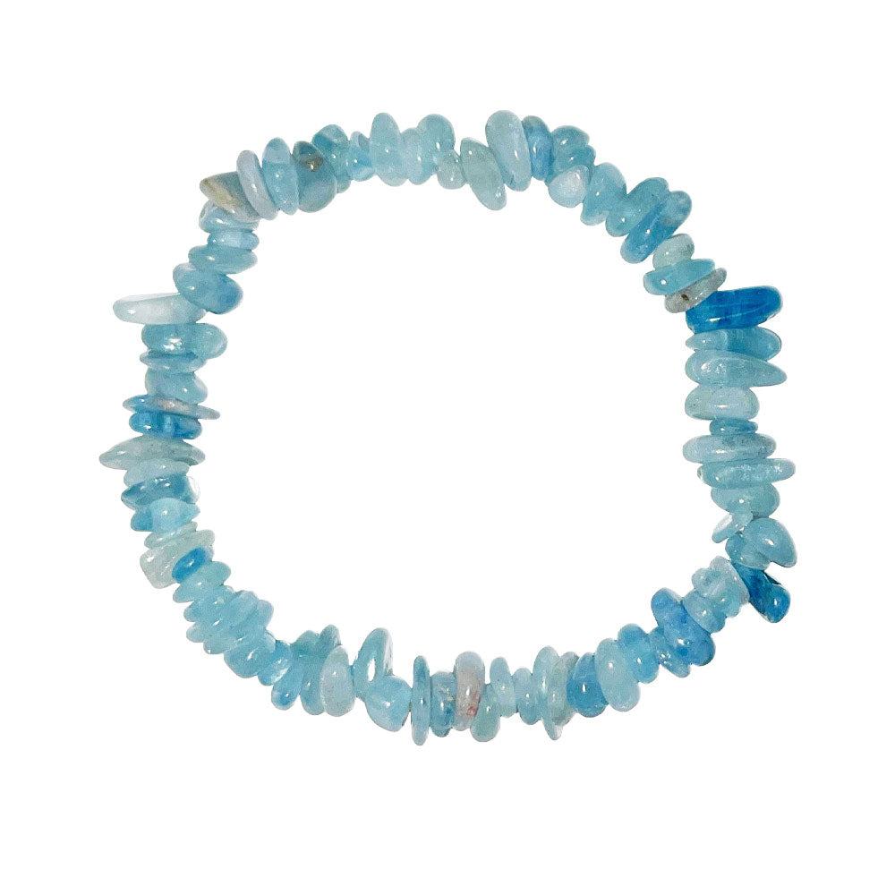 Bracciale in acquamarina – Barocco 19 cm