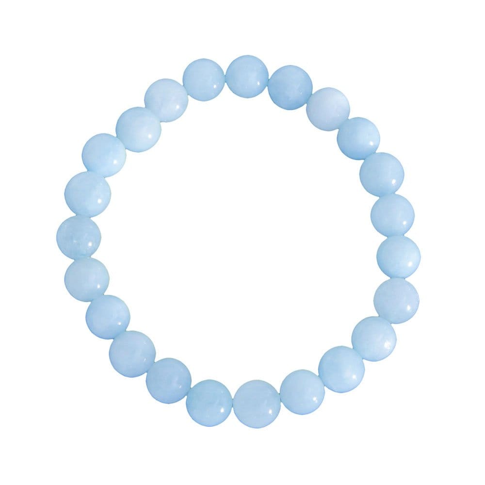 Bracciale in acquamarina – Perle da 8 mm