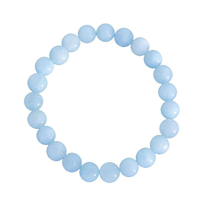 Bracciale in acquamarina – Perle da 8 mm