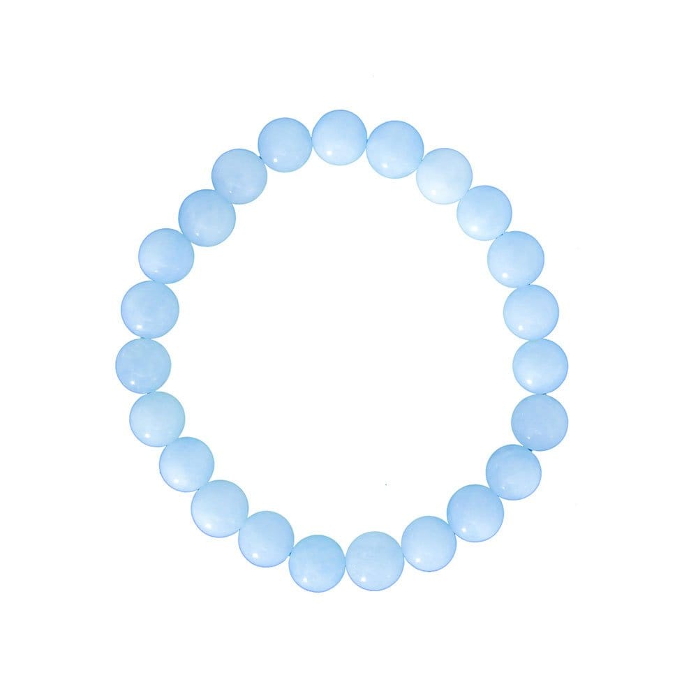 Bracciale in acquamarina – Perle da 8 mm
