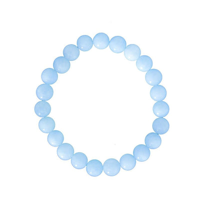 Bracciale in acquamarina – Perle da 8 mm