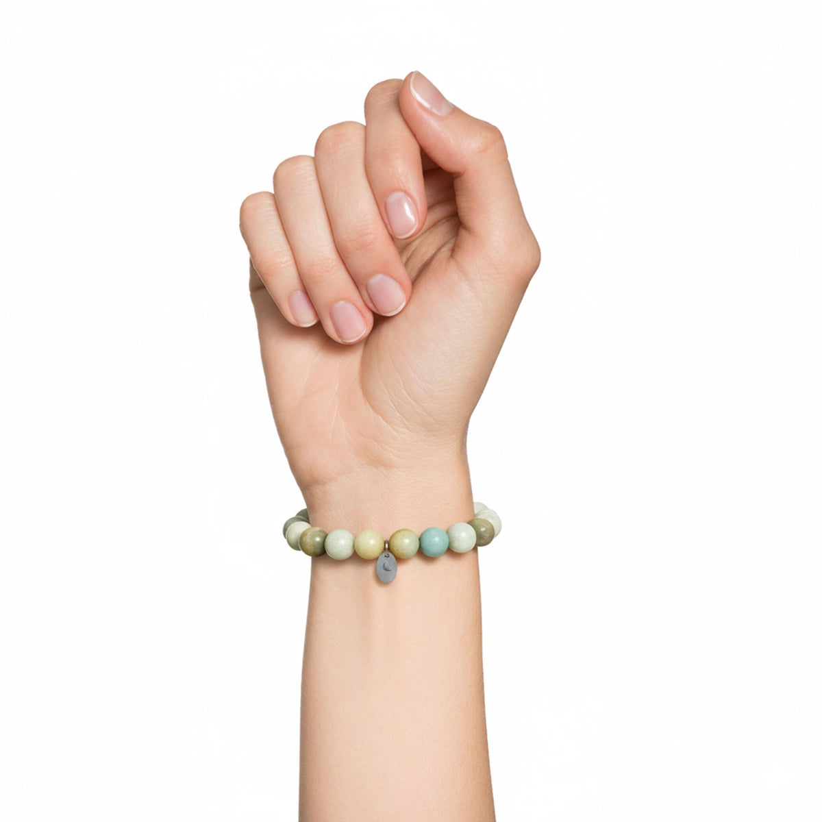 bracciale-in-amazzonite-multicolore-perle-da-10-mm