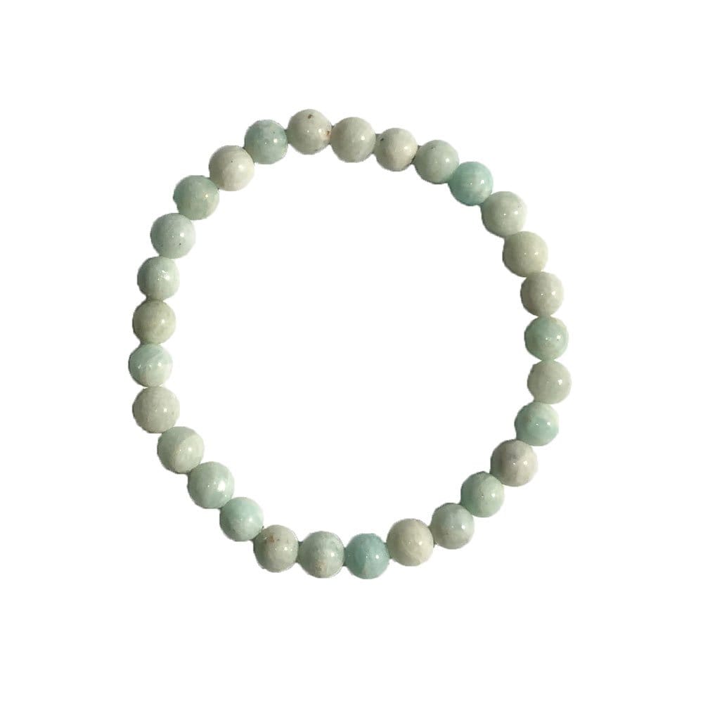 Bracciale in amazzonite – Perle da 6 mm