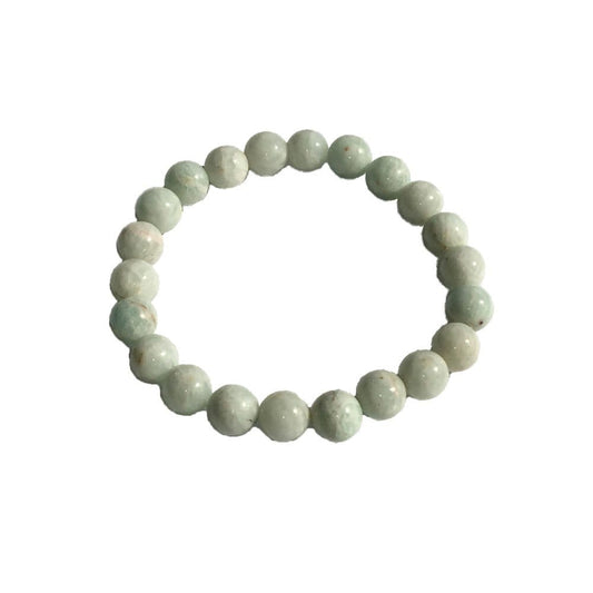 Bracciale in amazzonite – Perle da 8 mm