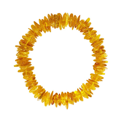 Bracciale in ambra giallo – Barocco 19 cm