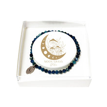 Bracciale in apatite – Perline sfaccettate 3/4 mm – 18 cm