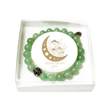 Bracciale in avventurina verde e sfera per lei