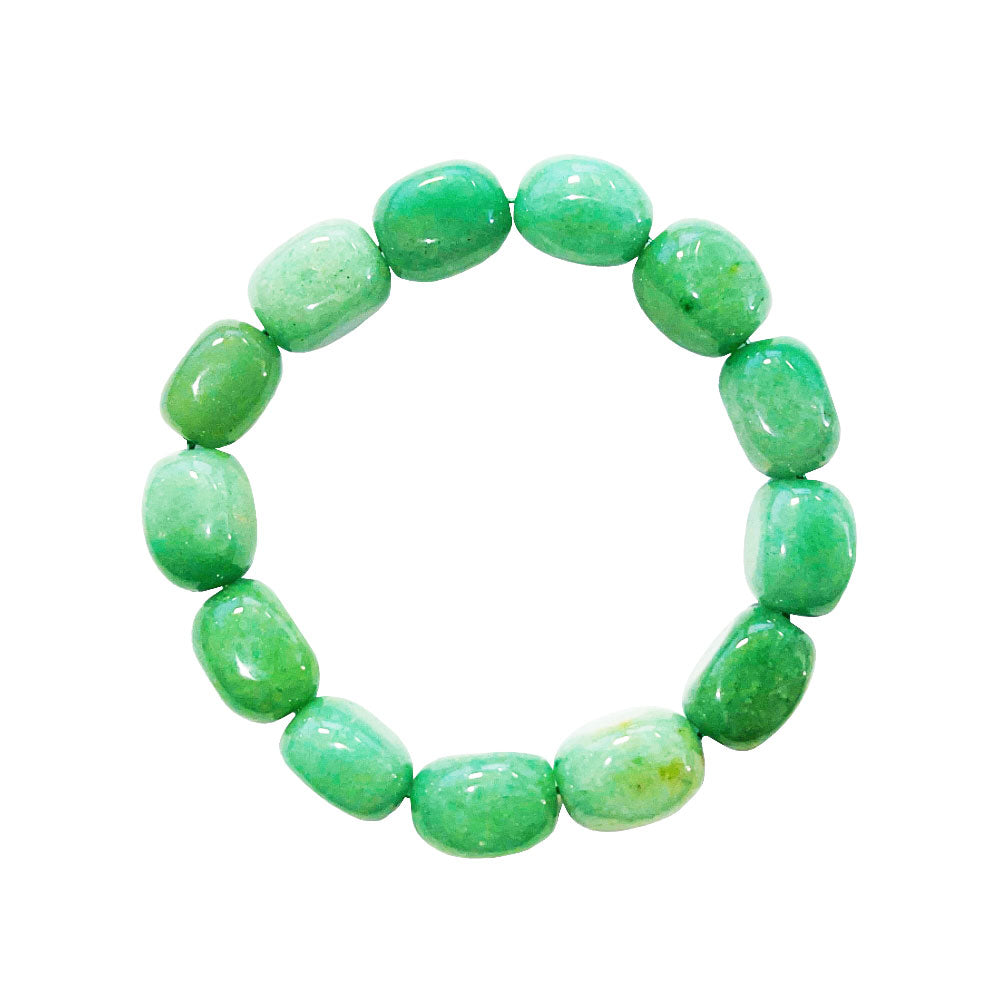 Bracciale in avventurina verde – pietre Pépites