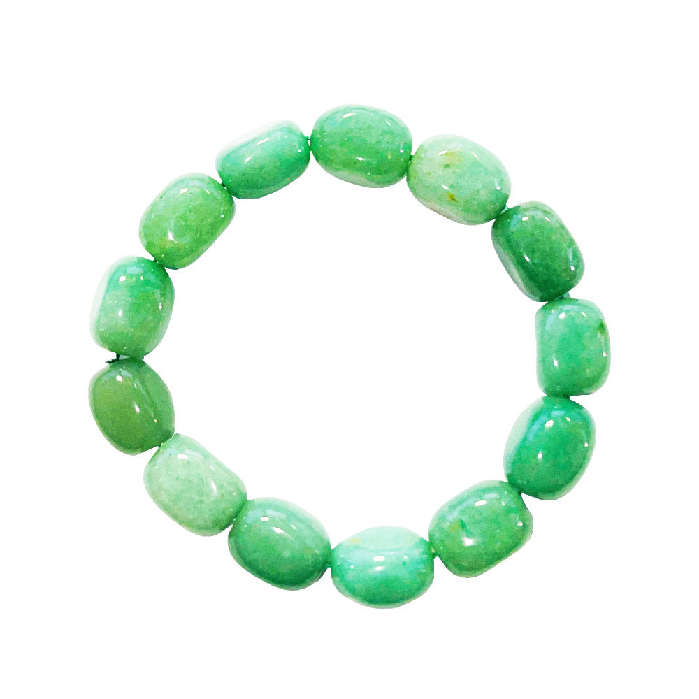 Bracciale in avventurina verde – pietre Pépites