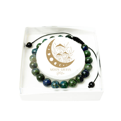 bracciale-in-azzurrite-malachite-perle-sferiche-da-8-mm-cordoncino-regolabile