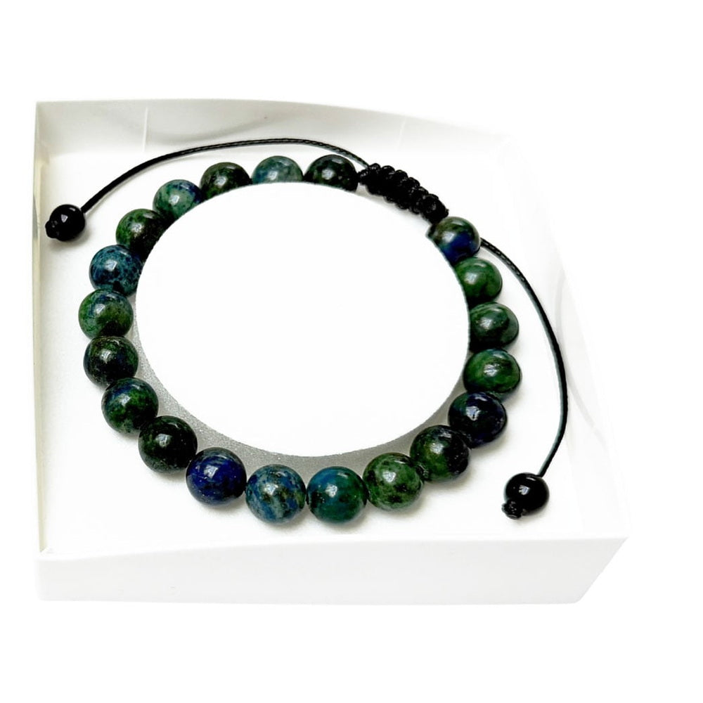 bracciale-in-azzurrite-malachite-perle-sferiche-da-8-mm-cordoncino-regolabile