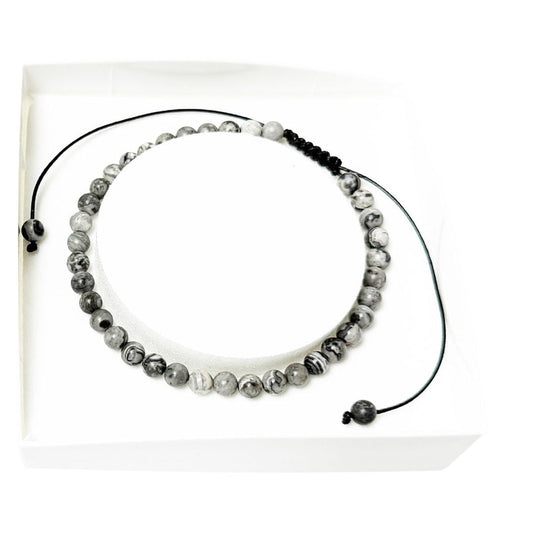 bracciale-in-legno-fossile-perle-sferiche-da-4-mm-cordoncino-regolabile