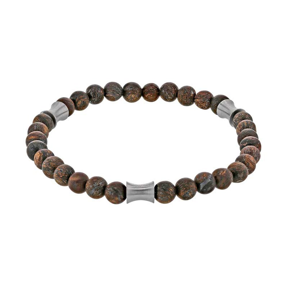 Bracciale in bronzite per lui – Ref. F01-0169