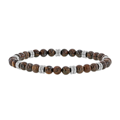 Bracciale in bronzite per lui – Ref. F01-623