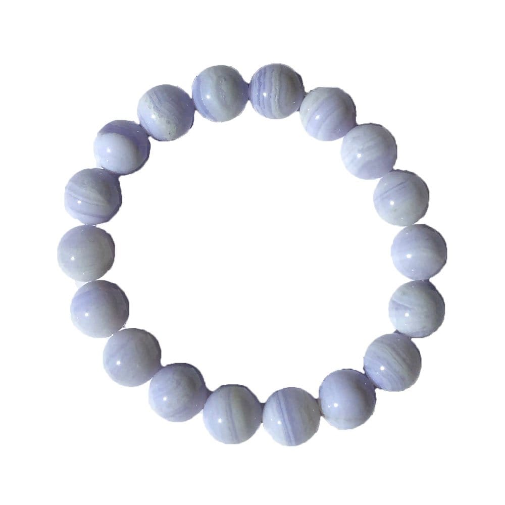 Bracciale in calcedonio – Perle da 10 mm