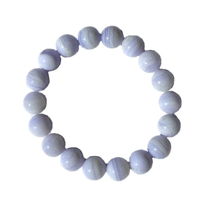 Bracciale in calcedonio – Perle da 10 mm