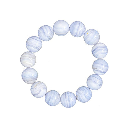 Bracciale in calcedonio – Perle da 14 mm
