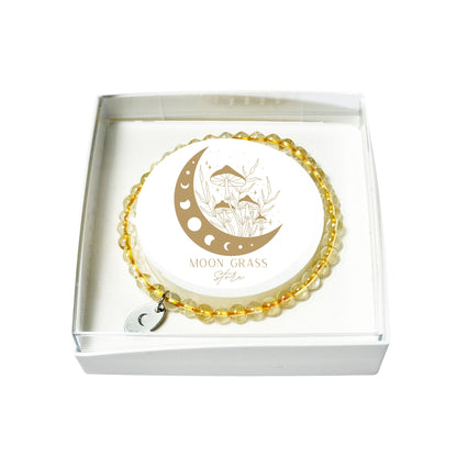 bracciale-in-citrino-perle-da-3-4-mm