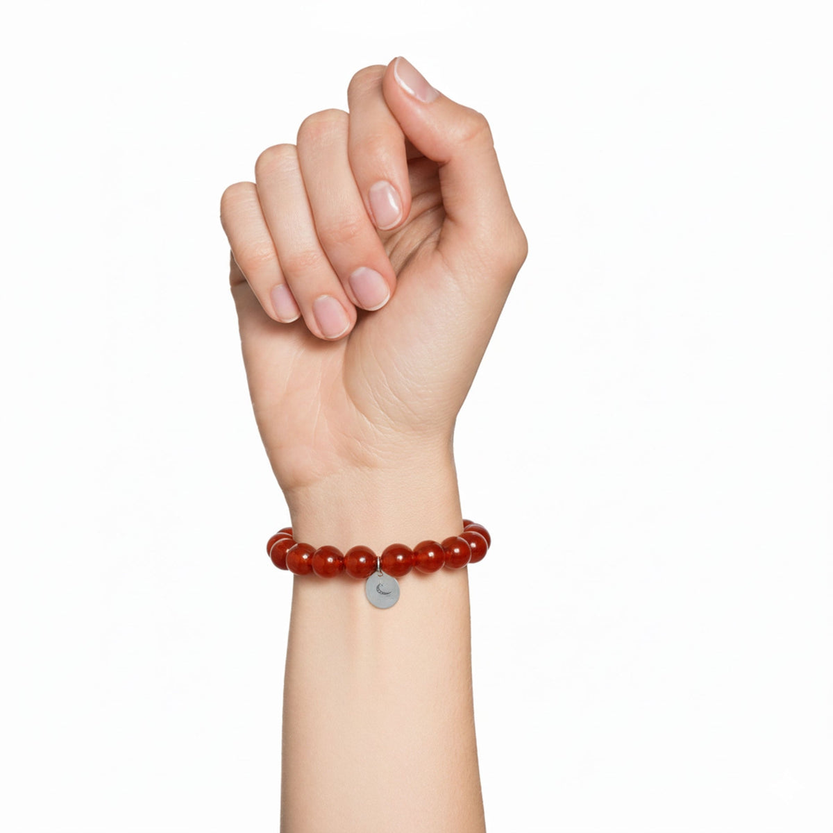bracciale-in-corniola-perle-da-10-mm