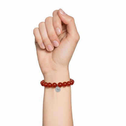 bracciale-in-corniola-perle-da-10-mm