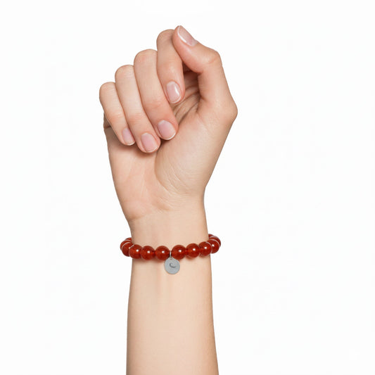 bracciale-in-corniola-perle-da-10-mm