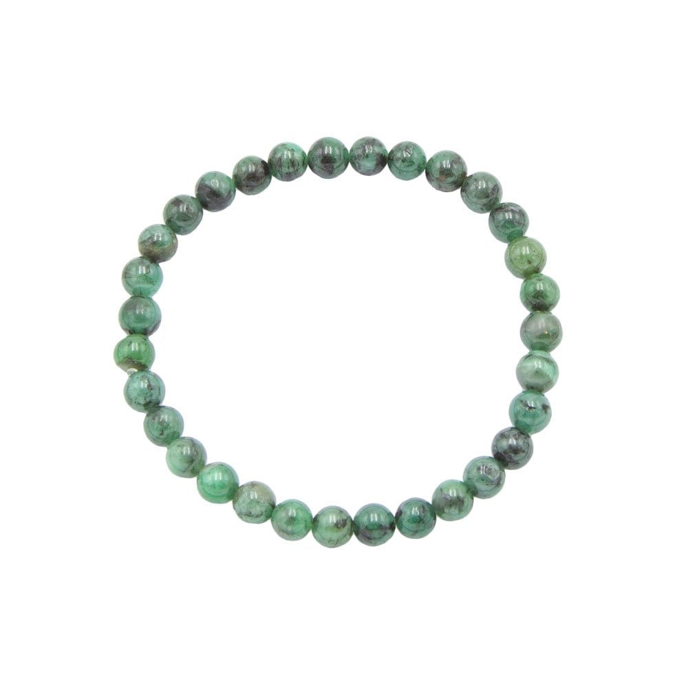 Bracciale in smeraldo – Perle da 6 mm