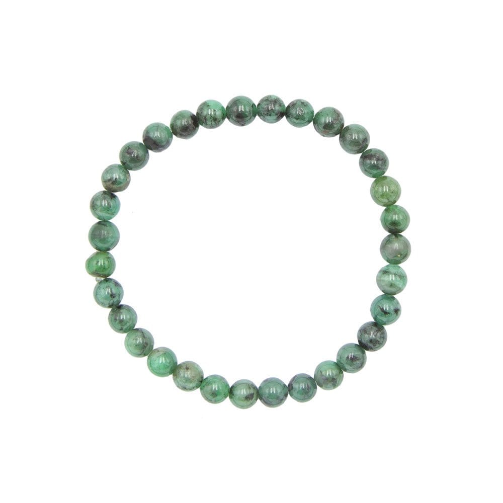 Bracciale in smeraldo – Perle da 6 mm
