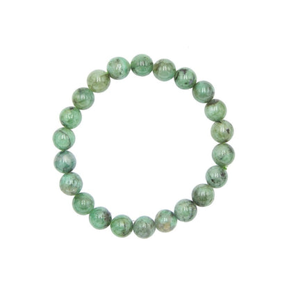 Bracciale in smeraldo – Perle da 8 mm