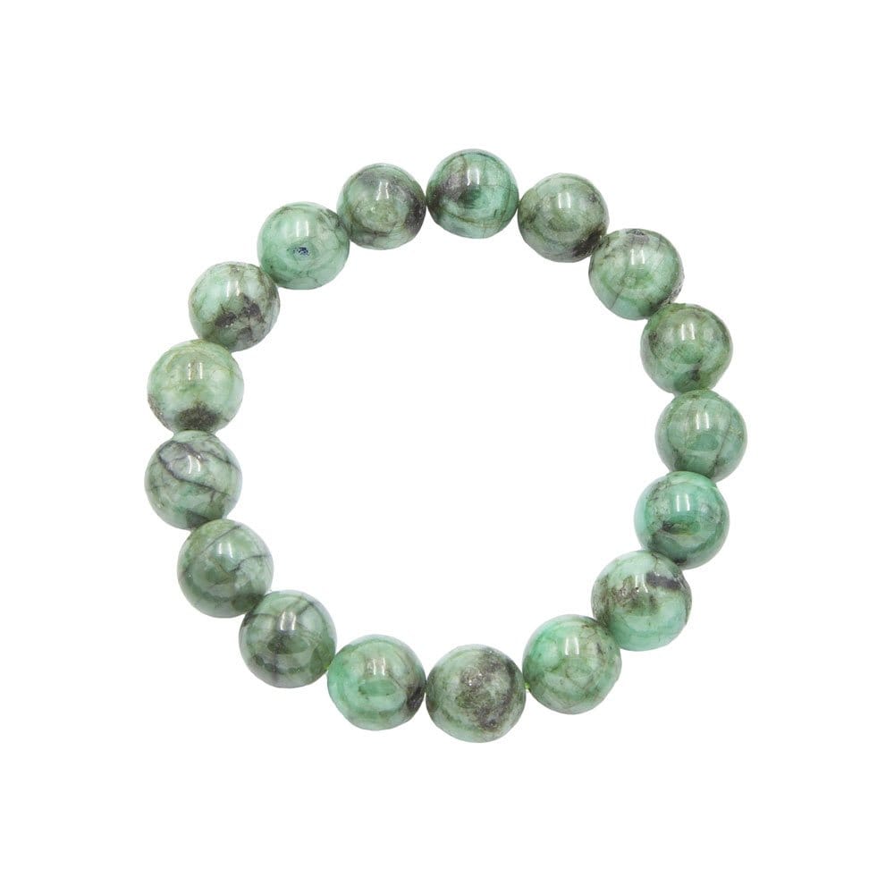 Bracciale in smeraldo – Perle da 12 mm