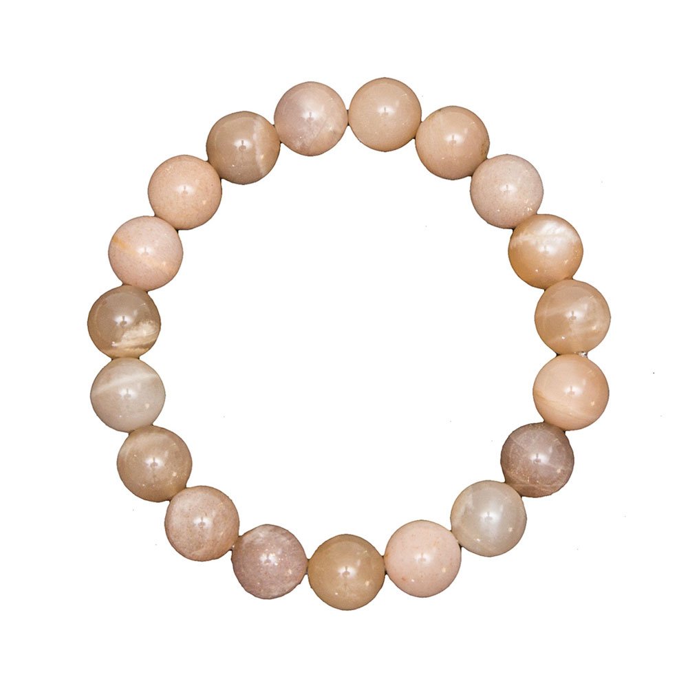 Bracciale in eliolite pietra del sole – Perle da 10 mm