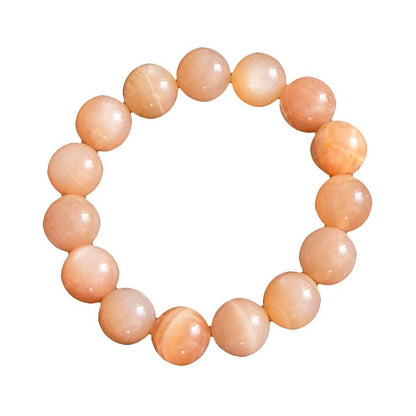 Bracciale in eliolite pietra del sole – Perle da 12 mm