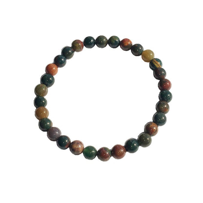 Bracciale in diaspro eliotropio – Perle da 6 mm