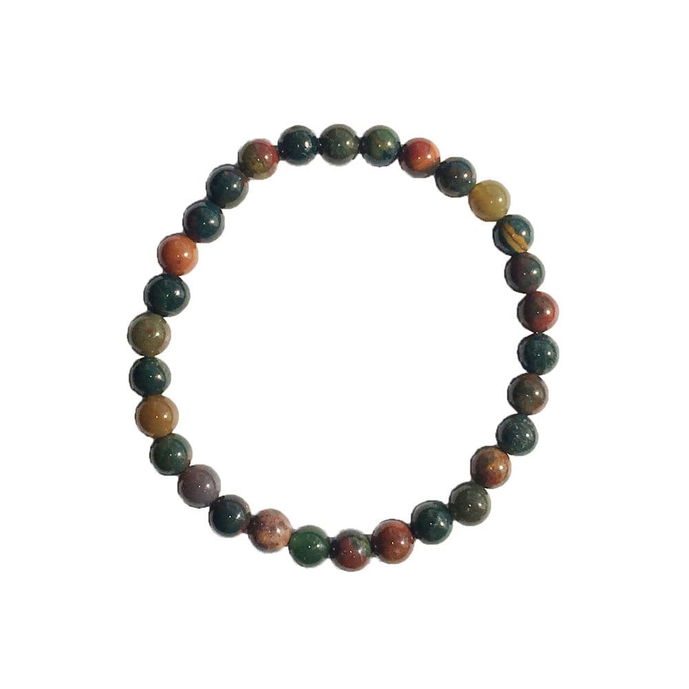 Bracciale in diaspro eliotropio – Perle da 6 mm