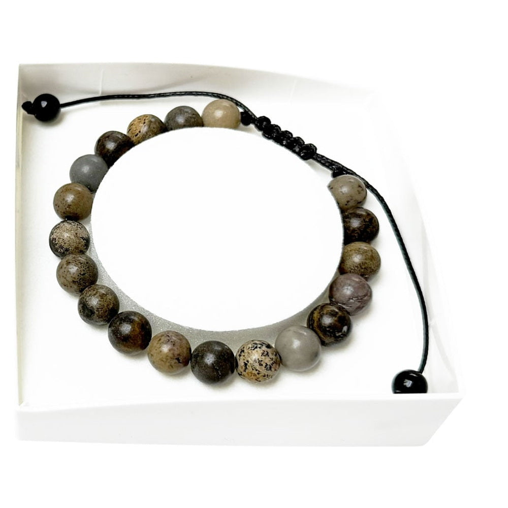 bracciale-in-diaspro-leopardato-perle-sferiche-da-8-mm-cordoncino-regolabile