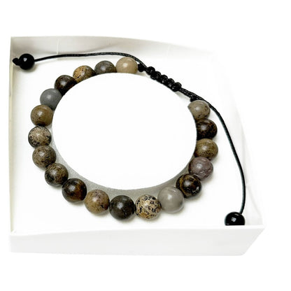 bracciale-in-diaspro-leopardato-perle-sferiche-da-8-mm-cordoncino-regolabile
