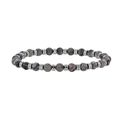 Bracciale in diaspro per lui – Ref. F01-627