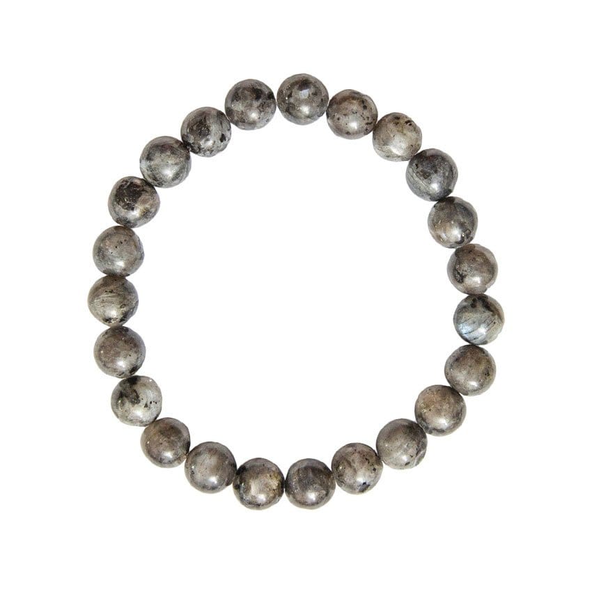 Bracciale in labradorite con inclusioni – Perle da 8 mm