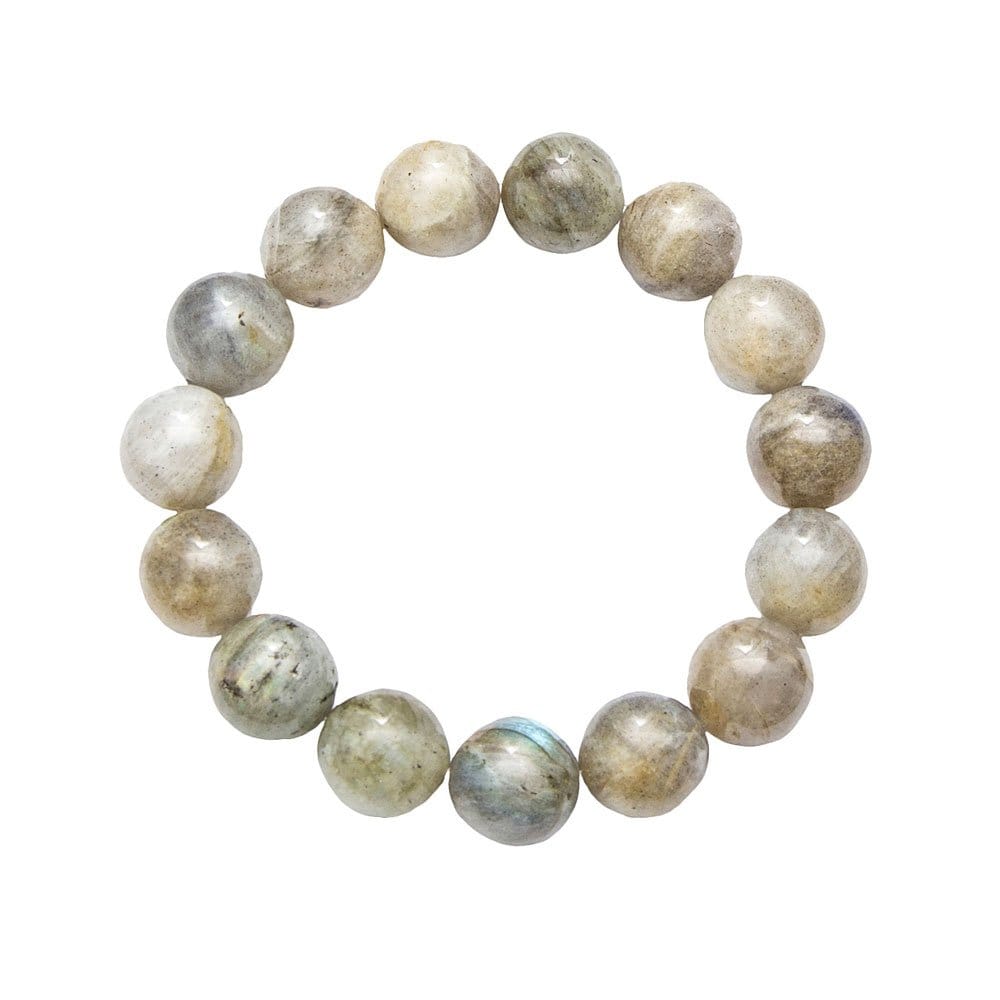 Bracciale in labradorite – Perle da 12 mm