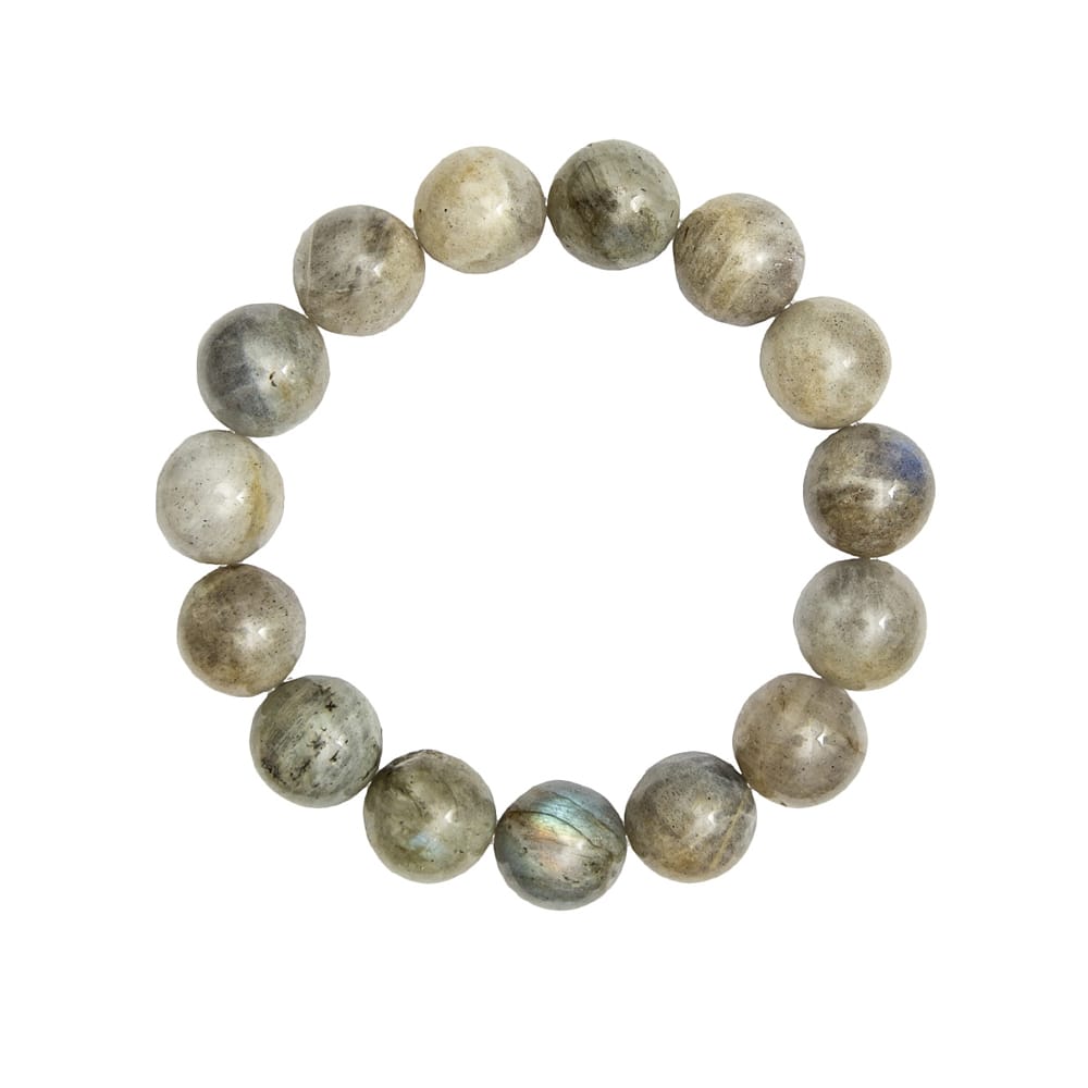 Bracciale in labradorite – Perle da 12 mm