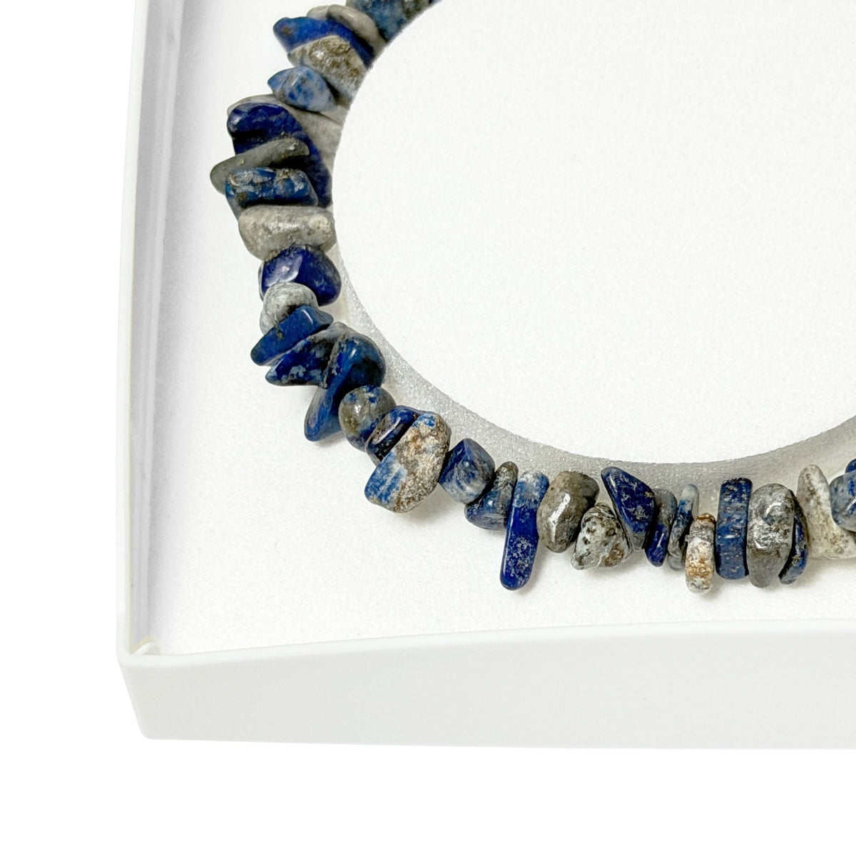 Bracciale in lapislazzuli – Barocco con chiusura – da 19 a 23 cm