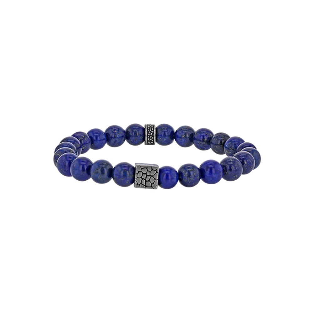 Bracciale in lapislazzuli per lui – Ref. F01-0180