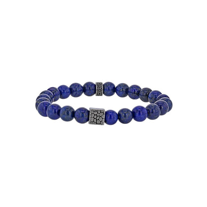 Bracciale in lapislazzuli per lui – Ref. F01-0180