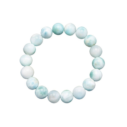 Bracciale in larimar – Perle da 10 mm