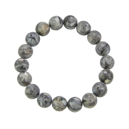 Bracciale in larvikite – Perle da 10 mm