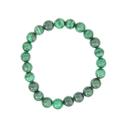 Bracciale in malachite – Perle da 8 mm