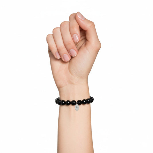 bracciale-in-ossidiana-nera-perle-da-10-mm