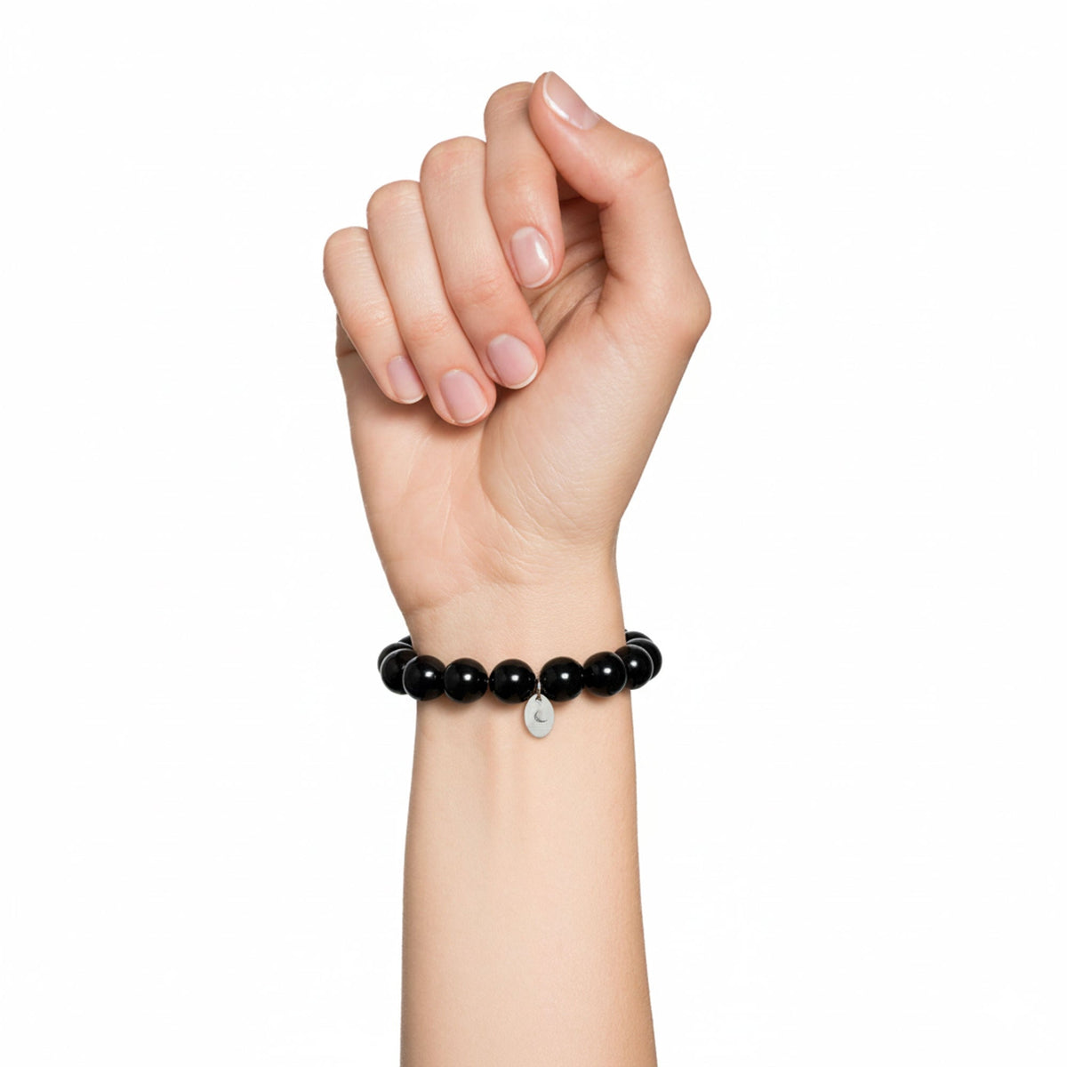 bracciale-in-ossidiana-nera-perle-da-12-mm